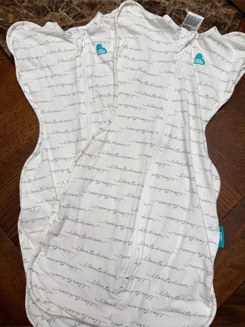 Bundle of two Love to Dream Chart Print - White with Teal Icons